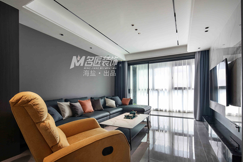 嘉興市鴻翔海棠灣現(xiàn)代簡(jiǎn)約風(fēng)格三居室裝修案例